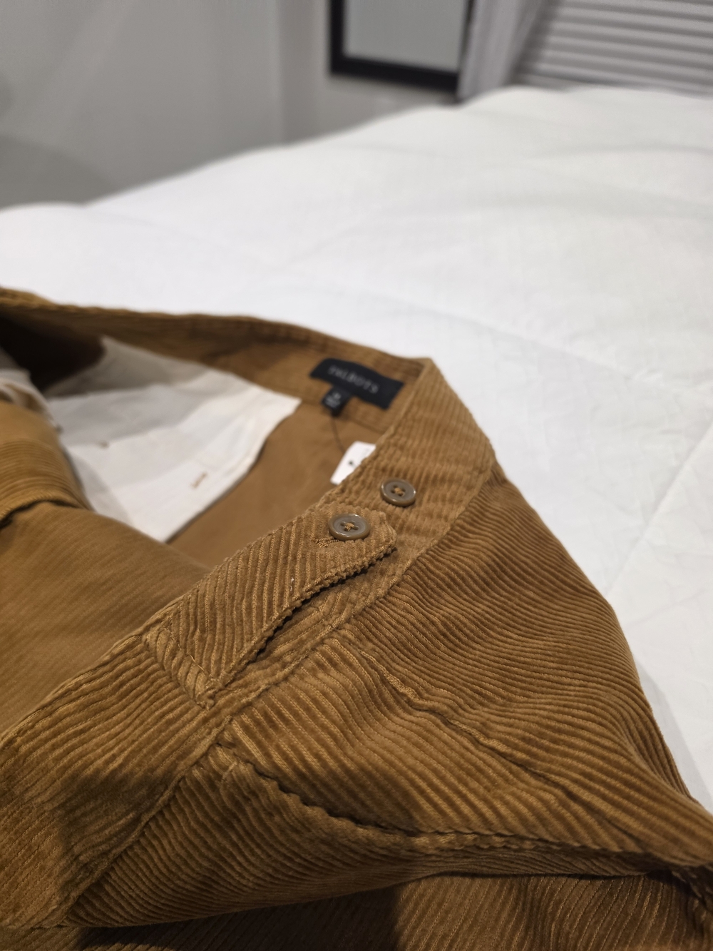 Talbots Corduroy Mini Skirt in Cognac Size 14 NWT - Picture 4 of 9
